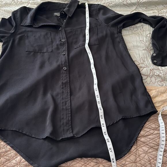 Tracee Ellis Ross for JC Penny | "Life Needs Sparkle" Button Down Shirt Size S - Picture 12 of 13